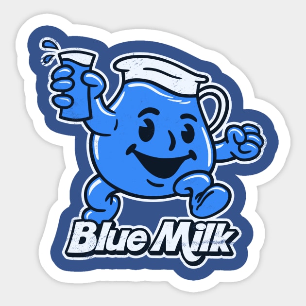 Blue Milk Sticker by blairjcampbell